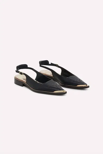 Dorothee Schumacher Western-style Pointy Toe Slingbacks In Multi