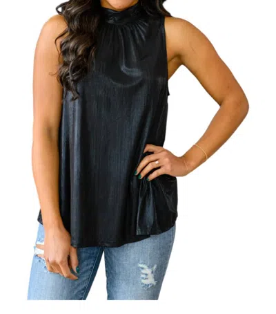 Andree By Unit Sleeveless Blouse In Black In Black