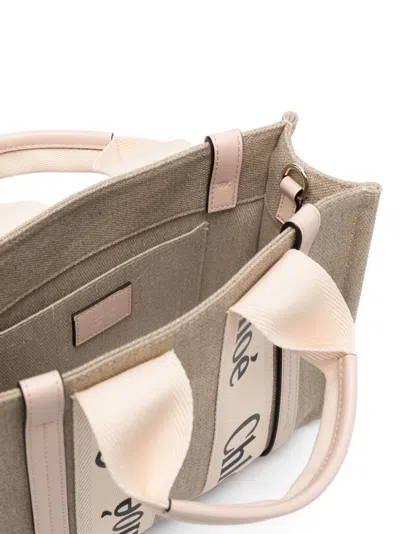 Chloé Woody Small Canvas Tote