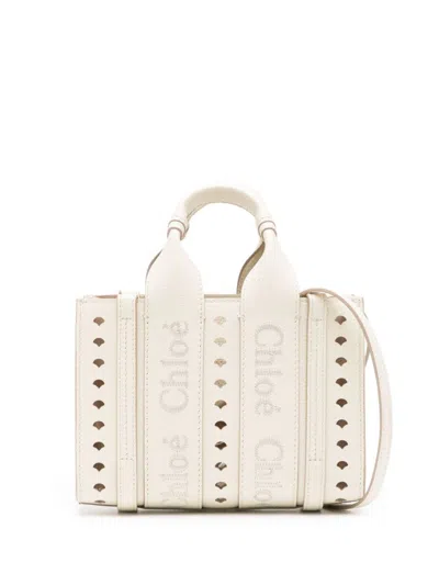 Shop Chloé Chloè Woody Small Leather Tote