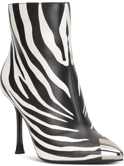 Inc Rohese Womens Patent Ankle Boots In Multi