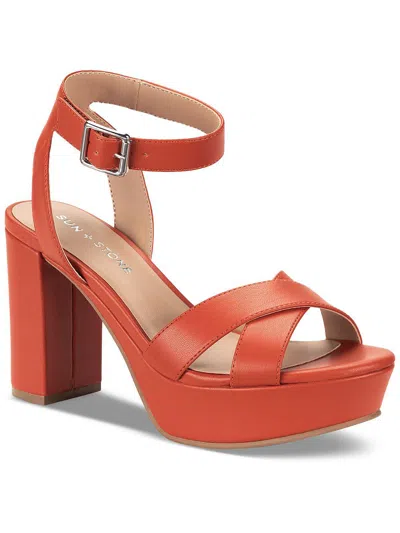 Sun + Stone Women's Lillah Block Heel Platform Dress Sandals, Created For Macy's In Multi