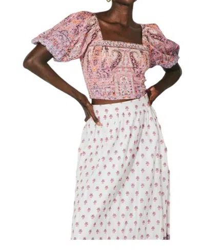 Cleobella Patsy Blouse In Mahal Print In Multi