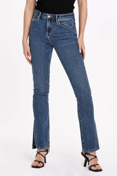 Dear John Denim Blaire High Rise Slim Straight Denim In Romeland In Multi