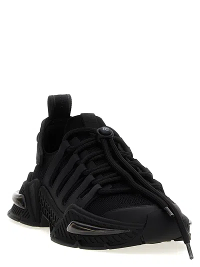 Dolce & Gabbana Black Sneakers With Chunky Sole And Breathable Upper