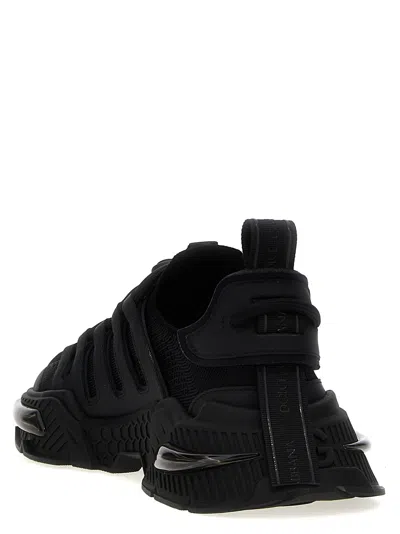 Dolce & Gabbana Black Sneakers With Chunky Sole And Breathable Upper