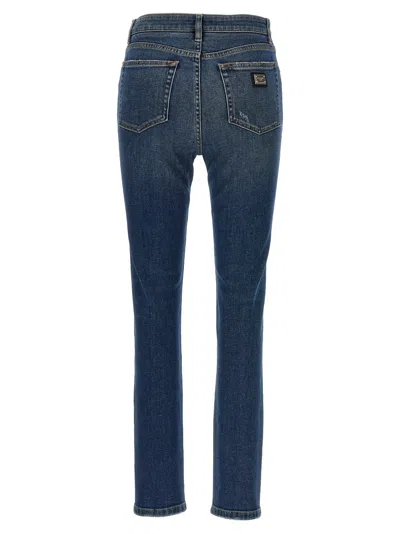 Dolce & Gabbana Slim-fit 5-pocket Jeans With High Waist