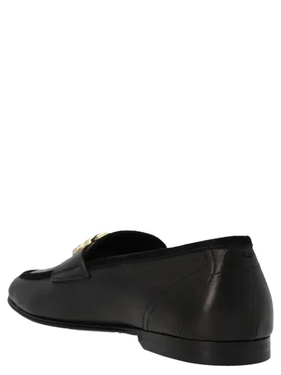 Shop Dolce & Gabbana Logo Loafers