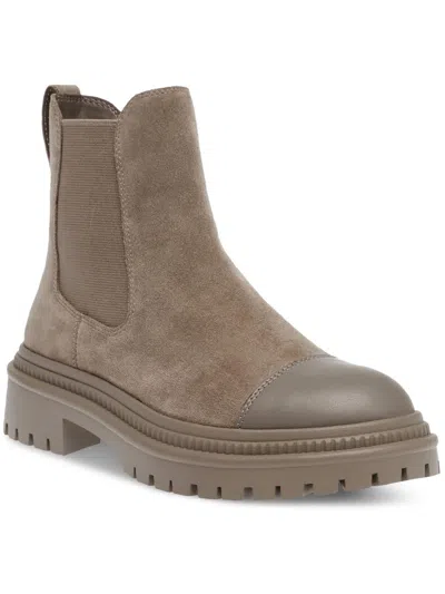 Steve Madden Mayslie Lug Sole Chelsea Boot In Brown