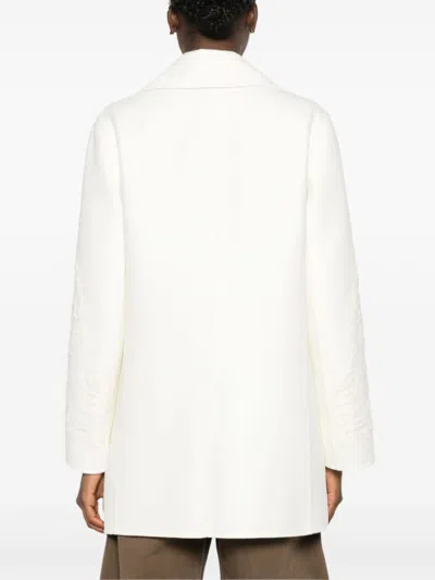 Shop Ermanno Scervino Wool Single Breasted Coat