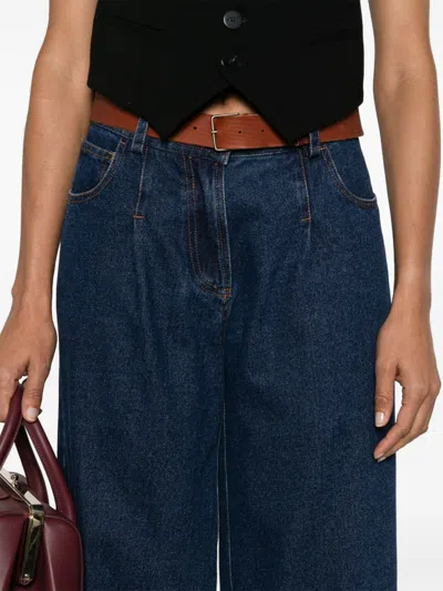 Forte Forte Wide Leg Denim Jeans