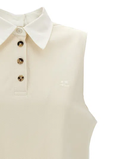 Courrèges Natural Multi-buttons Sweater