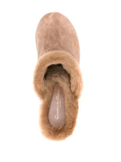 Gianvito Rossi Lyss 85mm Suede Mules