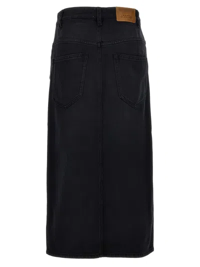 Isabel Marant Britt Denim Midi Skirt