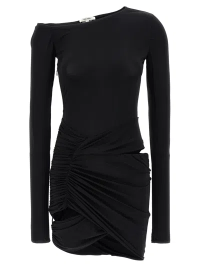 Nensi Dojaka Asymmetric-neck Mini Dress