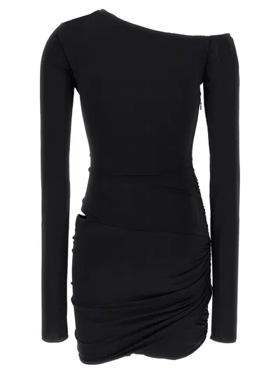 Nensi Dojaka Asymmetric-neck Mini Dress