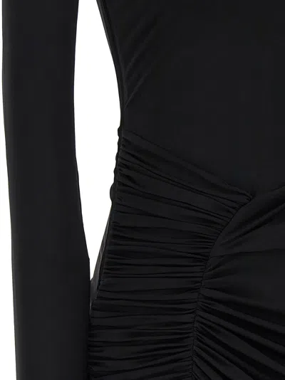 Nensi Dojaka Asymmetric-neck Mini Dress