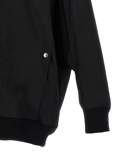 Rick Owens Jumbo Peter Flight Distressed Cotton Jacket