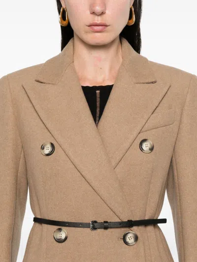 Sport Max Wool Double Breasted Coat
