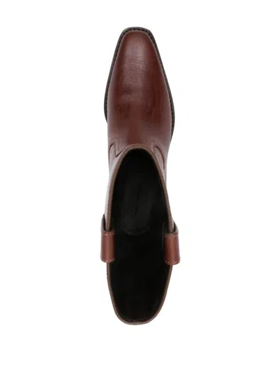 Tory Burch Women's Cirty Western Leather Boots
