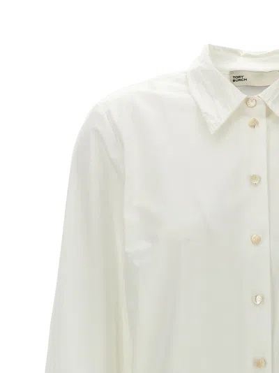 Tory Burch Collared Neck Long Sleeves Pleated Cuffs Shirt