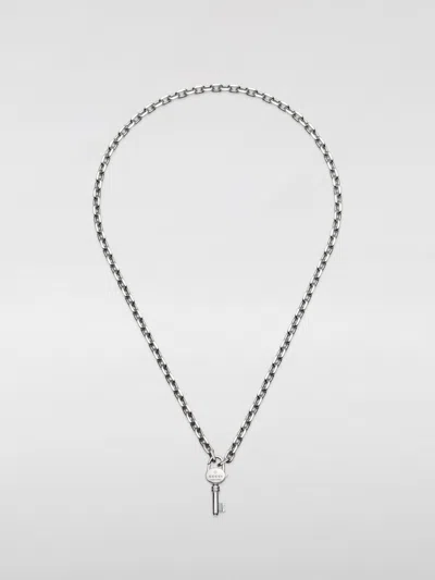 Gucci Key Pendant Necklace In Silver