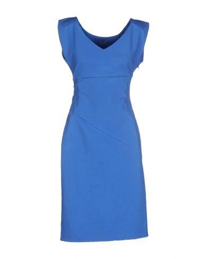 Shop Diane Von Furstenberg Knee-length Dresses In Blue