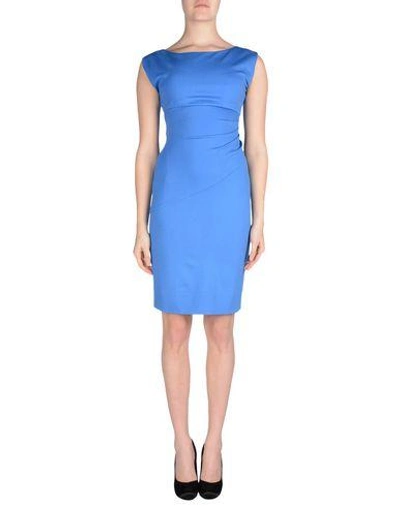 Shop Diane Von Furstenberg Knee-length Dresses In Blue