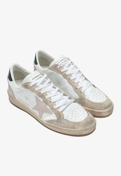 Golden Goose Db Ball Star Low-top Sneakers In White