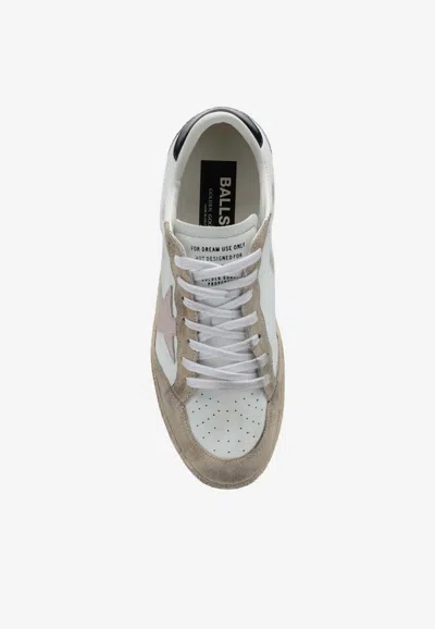 Golden Goose Db Ball Star Low-top Sneakers In White