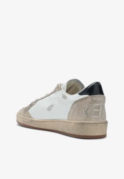 Golden Goose Db Ball Star Low-top Sneakers In White