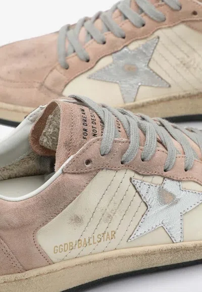Golden Goose Db Ball Star Low-top Sneakers In Pink