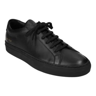 Common Projects Original Achilles Low-top Leather Sneakers In Black