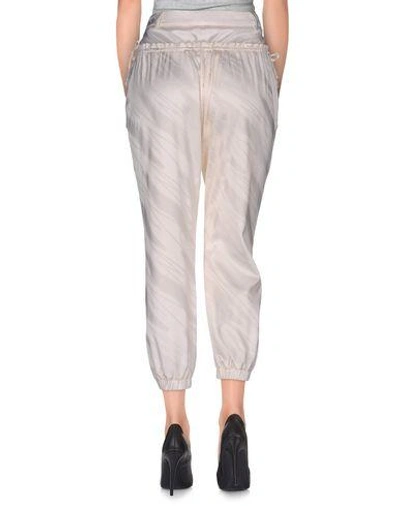 Shop Just Cavalli Casual Pants In Ivory