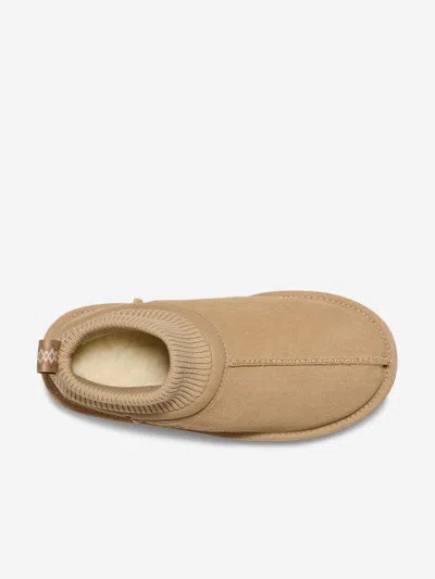 Ugg Kids Classic Ultra Stretch Cuff Boots In Beige