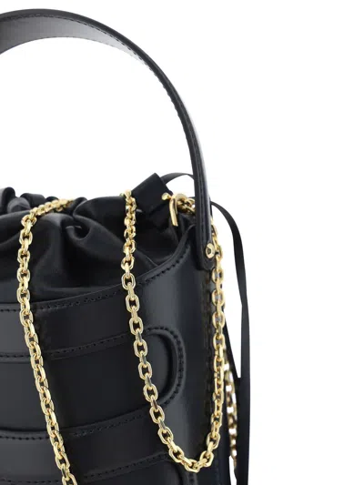 Alexander Mcqueen The Rise Mini Bucket Bag In Black