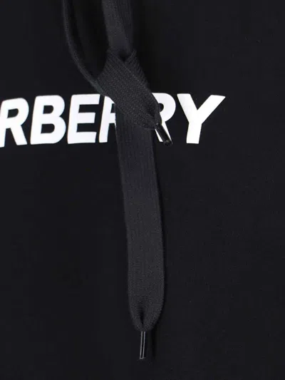Burberry Black Cotton Sweatshirt In Black