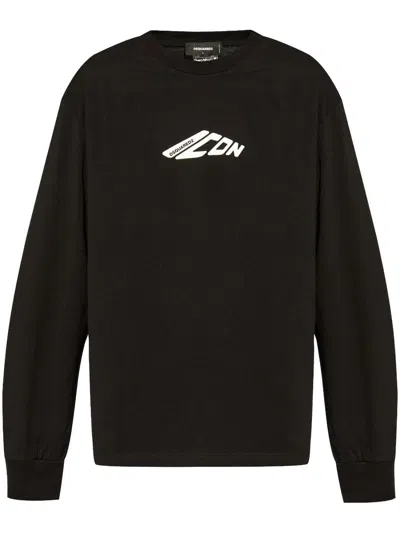 Dsquared2 Dsquared Men Graphic Print Sweatshirt In Black