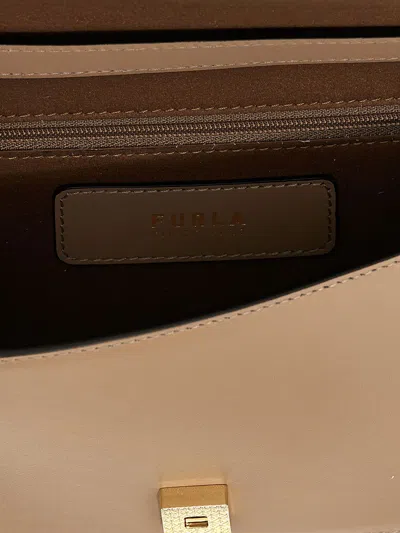 Furla Sfera Mini Crossbody Bag In Beige