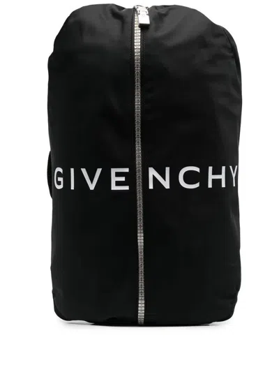 Givenchy Men's Mini Zip Backpack In Black