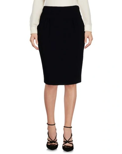 Moschino Knee Length Skirt In Black | ModeSens