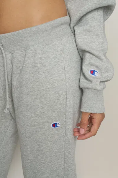 Danielle Guizio Ny Guizio X Champion Sweatpant In Oxford Grey