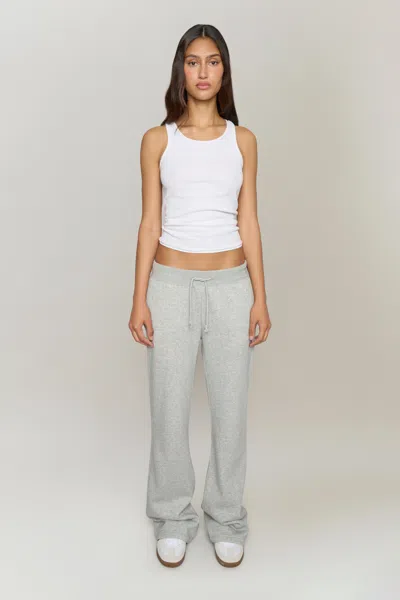 Danielle Guizio Ny Guizio X Champion Sweatpant In Oxford Grey
