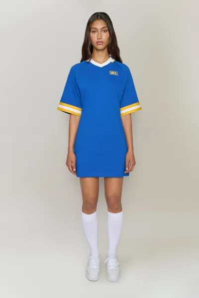 Danielle Guizio Ny Guizio X Champion Waisted Jersey Dress In Surf The Web