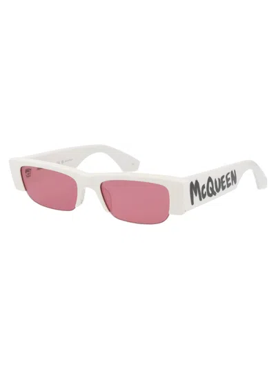 Alexander Mcqueen Eyewear Rectangle Frame Sunglasses