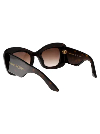 Shop Alexander Mcqueen Alexander Mc Queen Sunglasses Am0434 S 002