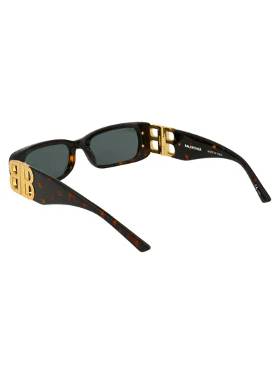 Balenciaga Grey Rectangular Ladies Sunglasses Bb0096s 002 51