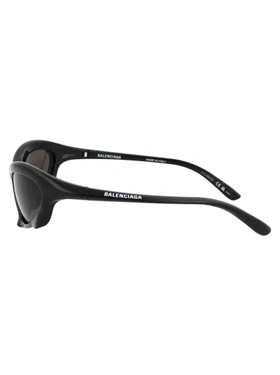 Balenciaga Bb0229s Sunglasses In 001 Black Black Grey