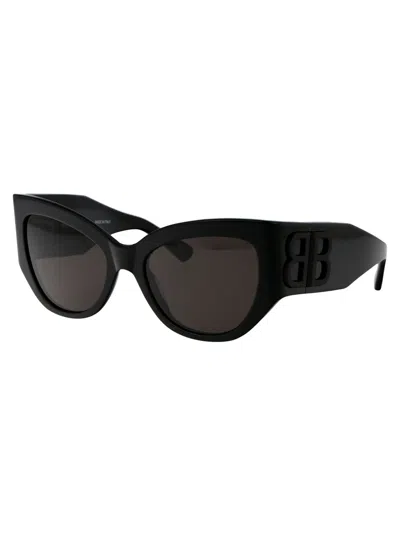 Balenciaga Recycled Acetate Sunglasses In Black