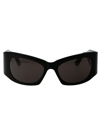 Balenciaga Grey Rectangular Ladies Sunglasses Bb0321s 001 57
